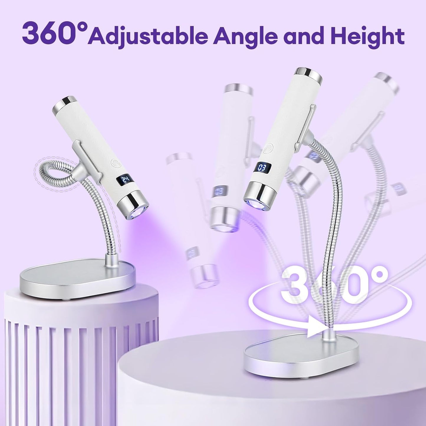 Rechargeable Nail Lamp - Mini AI Sensor