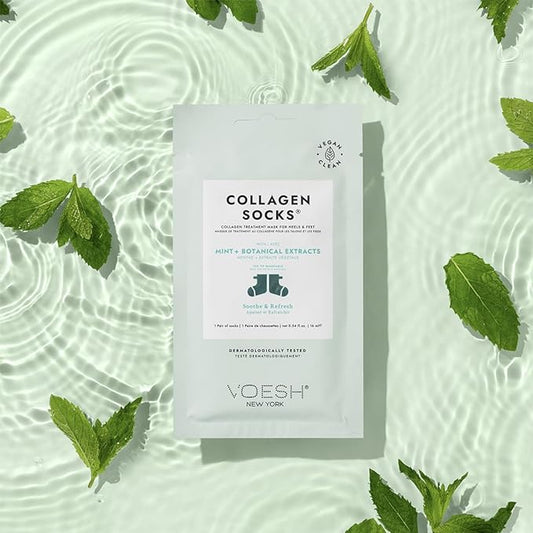 VOESH Collagen Socks with Mint + Botanical Extracts