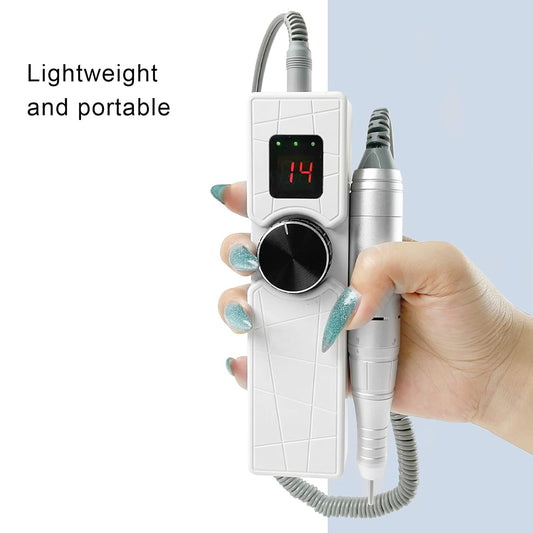 Super Slim Cordless E-File Machine - 3000RPM