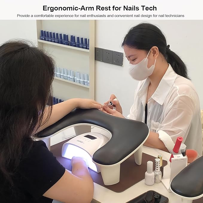 Deluxe Ergonomic U Shape Nail Arm Rest