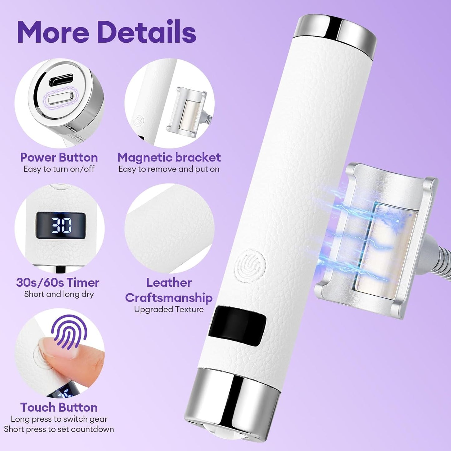 Rechargeable Nail Lamp - Mini AI Sensor