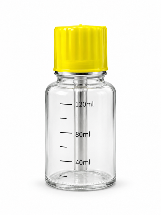 Glass Pump Dispenser Empty - 120ml