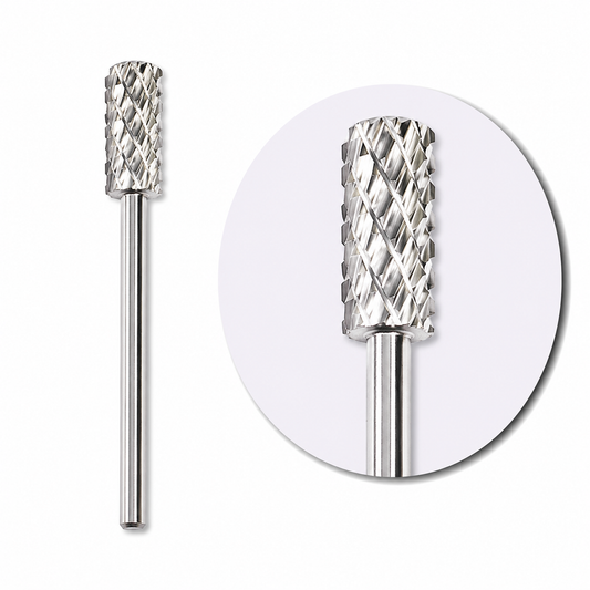 4XC -SILVER- SMALL BARREL SMOOTH TOP NAIL DRILL BIT