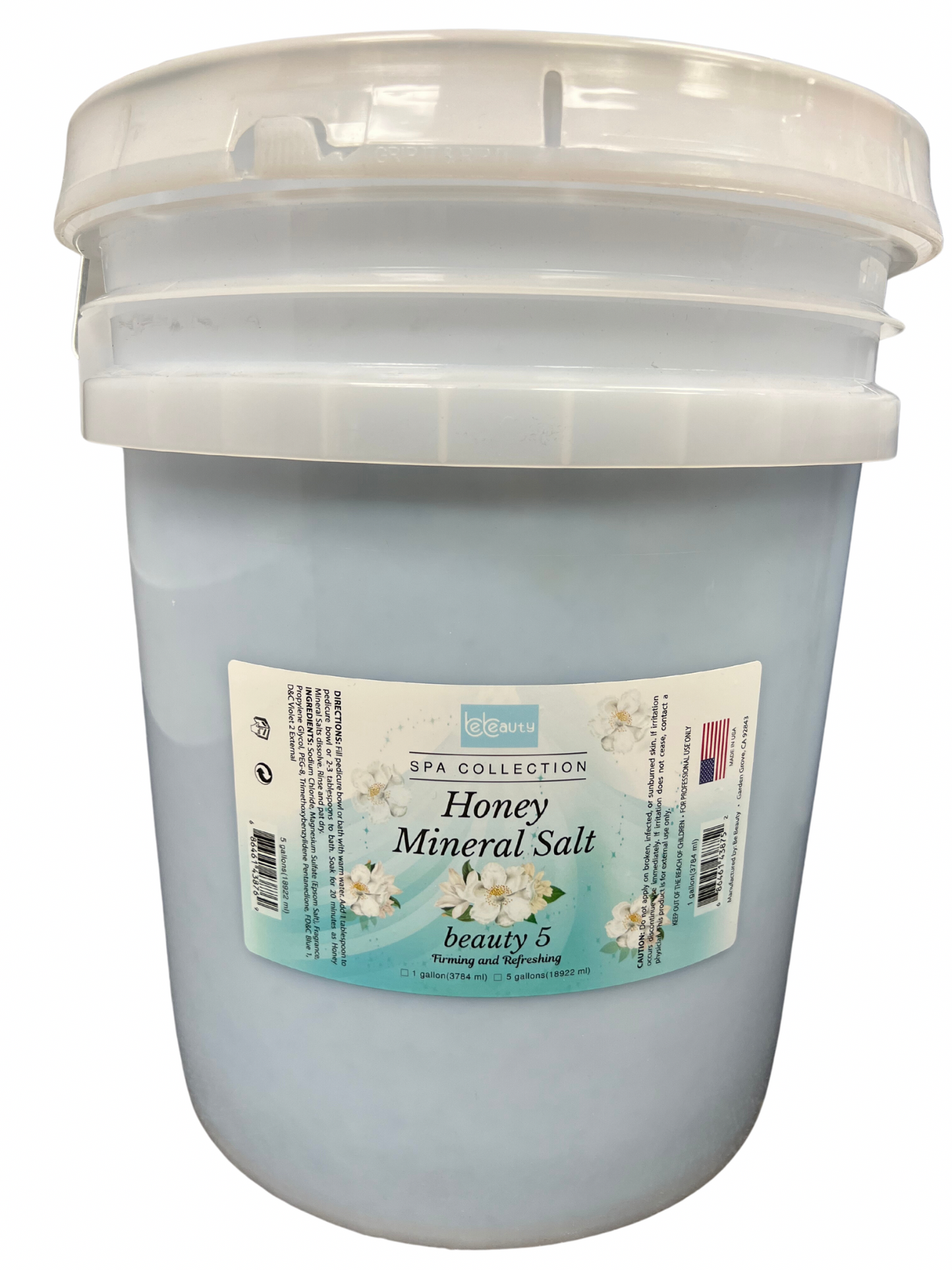 Be Beauty | Honey Mineral Salt - Beauty 5- 5 Gallon