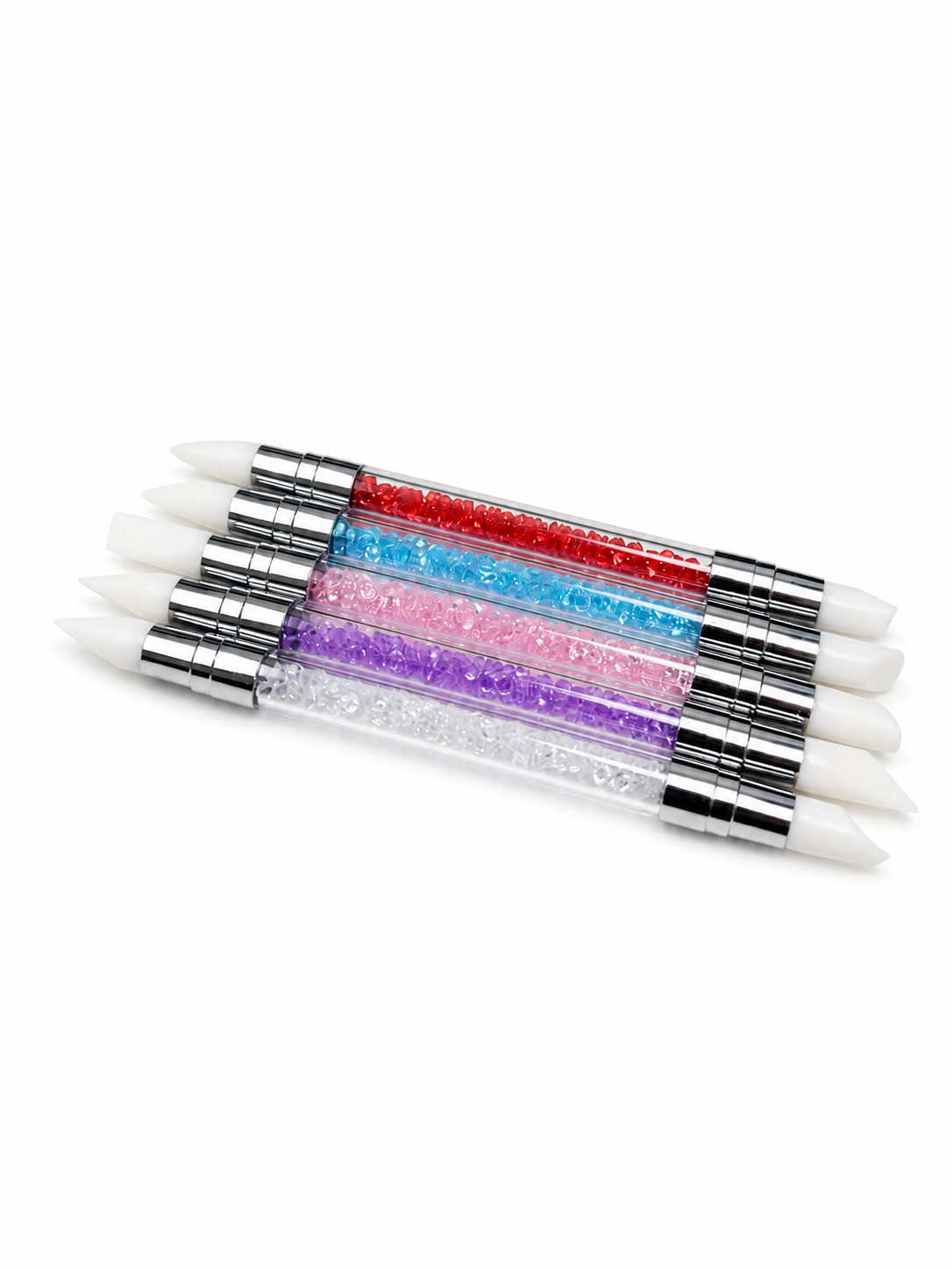 Double Ended Silicone Nail Art Tools 5pcs