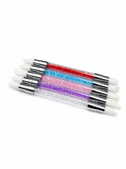Double Ended Silicone Nail Art Tools 5pcs