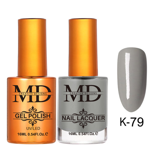MD CREATIVE - K79 | 2 IN 1 Gel Polish & Lacquer