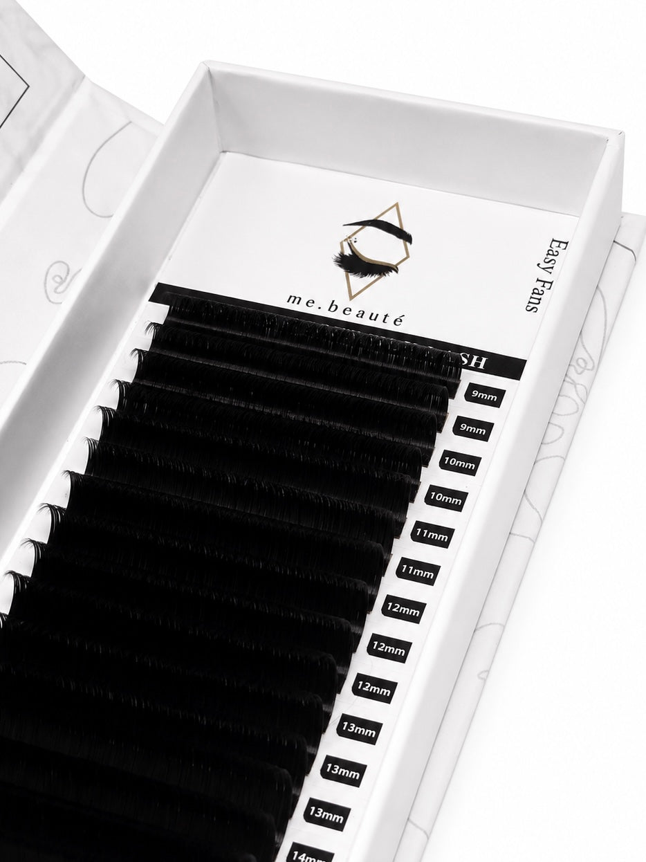 Easy Volume Fans - Mixed Size Lashes - 0.07mm