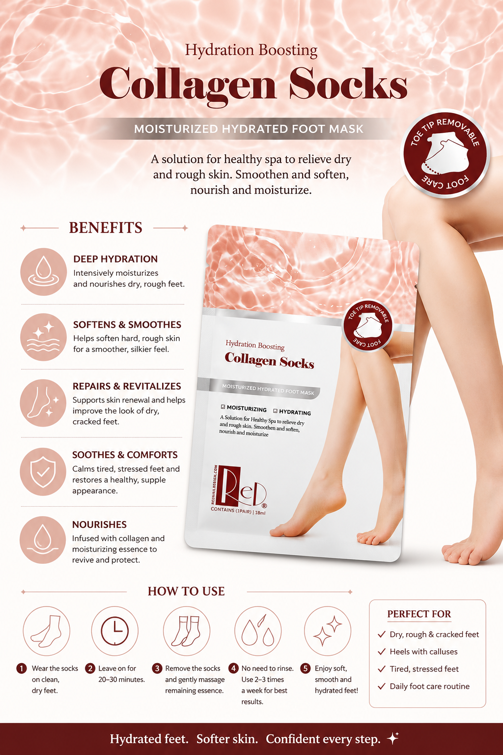 Hydration Boosting Collagen Socks