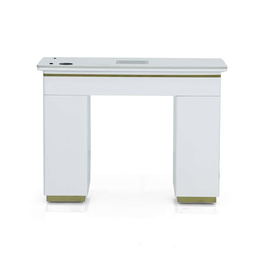 Luxury Manicure Table with LED Lighting - SINGLE TABLE