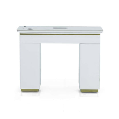 Luxury Manicure Table with LED Lighting - SINGLE TABLE