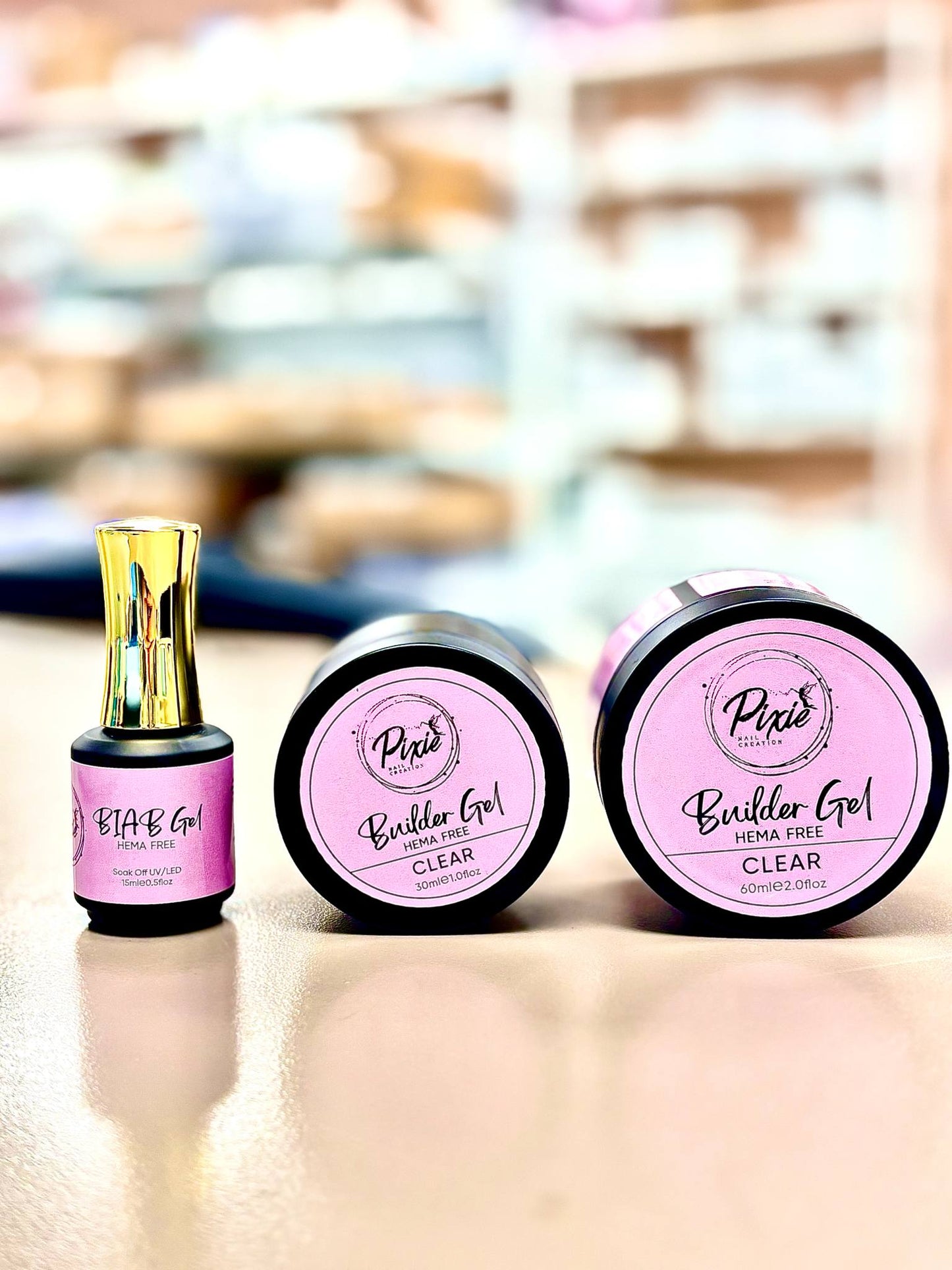 PIXIE | Builder Gel CLEAR- LOW HEAT (New Formula)