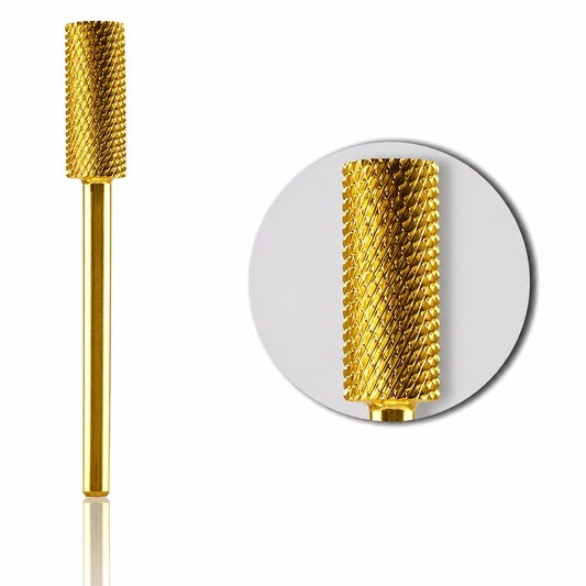 MEDIUM (M) - SMALL BARREL NAIL DRILL BIT- GOLD