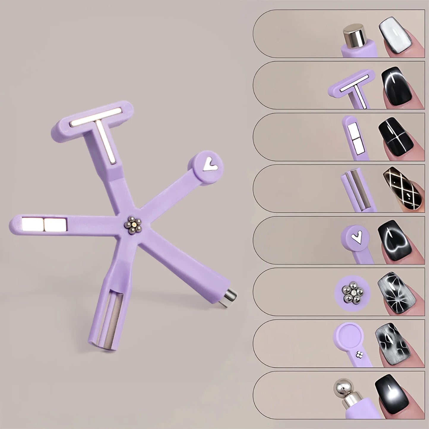 8 in 1 Multifunction Cat Eye Magnet Stick