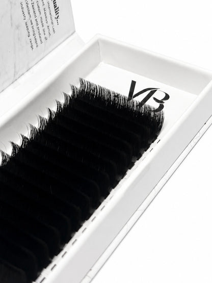 Easy Volume Fans - Single Size Lashes - 0.03mm