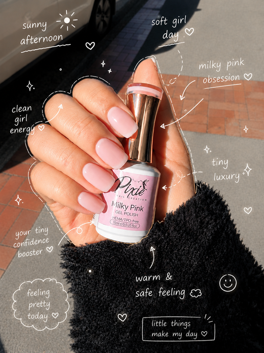 PIXIE GEL - MILKY PINK 15ML