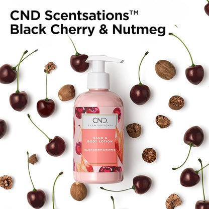 CND™ SCENTSATIONS™ LOTION 245 mL (8.3 fl. oz.) - BLACK CHERRY & NUTMEG