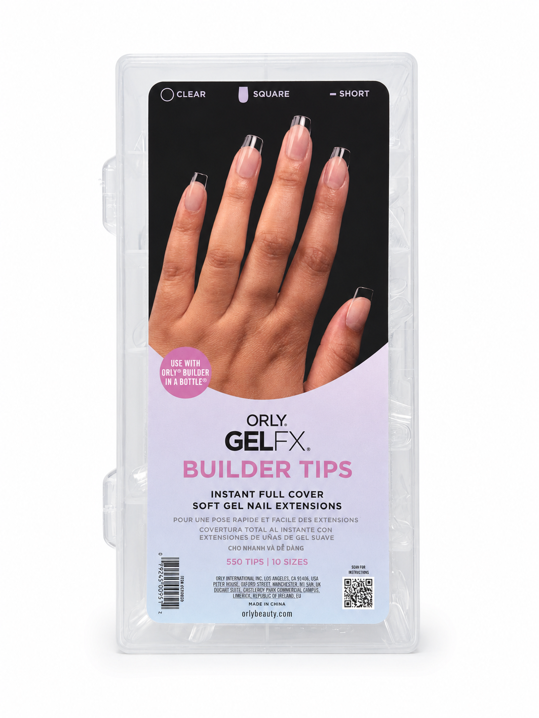 GELFX Builder Tips Starter Kit - Square Short