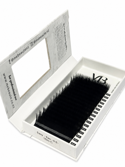 Easy Volume Fans - Single Size Lashes - 0.05mm