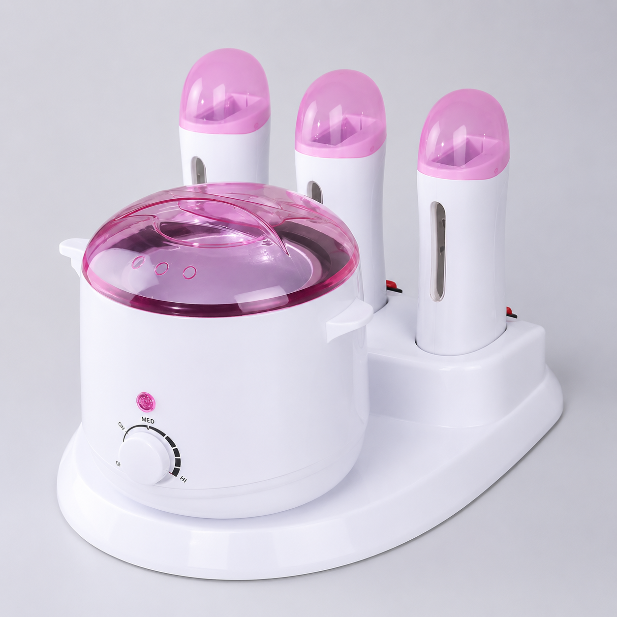 Wax Warmer - Wax Pot and 3 Cartridge Heaters - 4 in 1