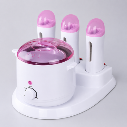 Wax Warmer - Wax Pot and 3 Cartridge Heaters - 4 in 1