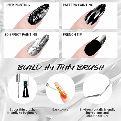 PIXIE | SILVER METALLIC GEL HEMA/TPO-free - 15ml