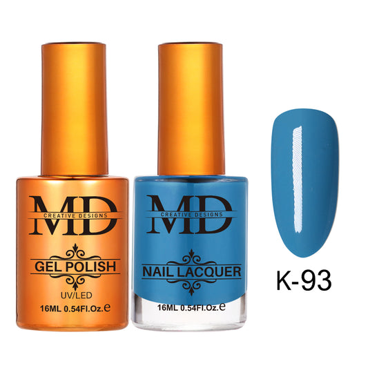 MD CREATIVE - K93 | 2 IN 1 Gel Polish & Lacquer