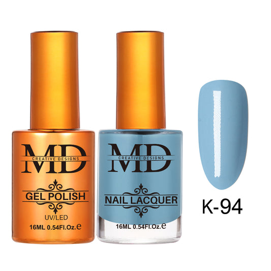 MD CREATIVE - K94 | 2 IN 1 Gel Polish & Lacquer