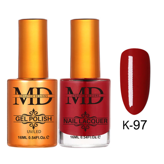 MD CREATIVE - K97 | 2 IN 1 Gel Polish & Lacquer