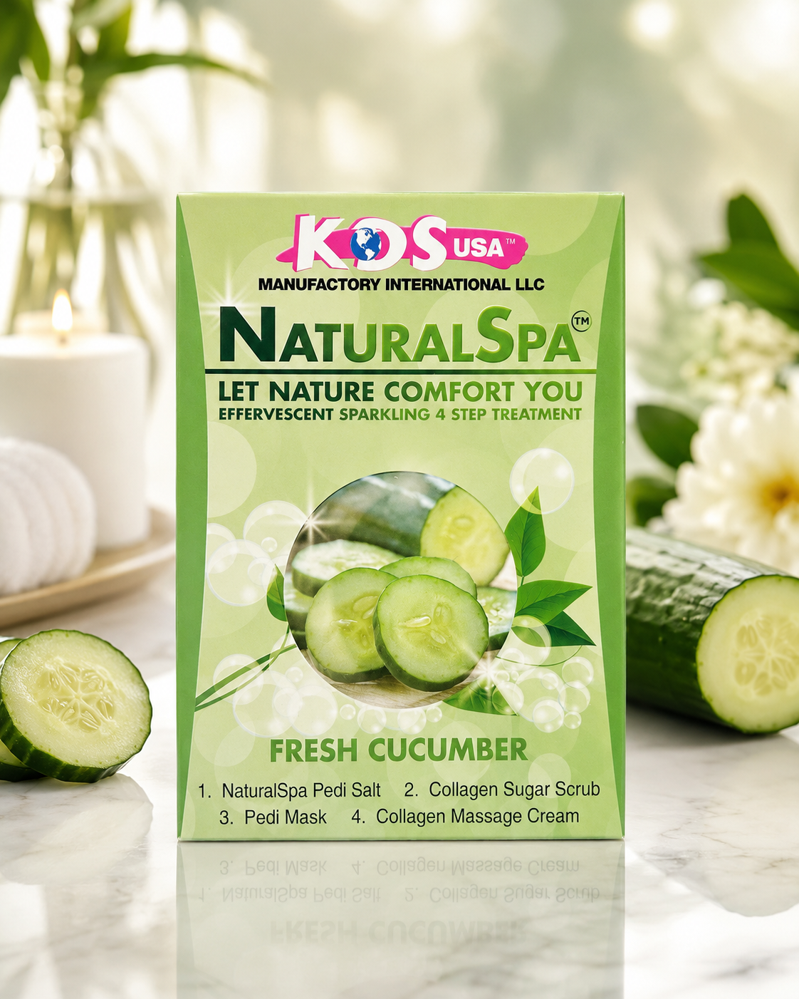 KDS Deluxe Pedi Spa 4 in 1 - Fresh Cucumber