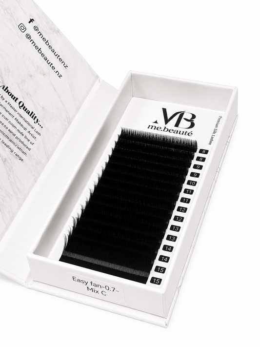 Easy Volume Fans - Mixed Size Lashes - 0.07mm