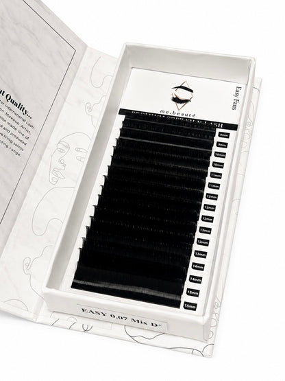 Easy Volume Fans - Mixed Size Lashes - 0.07mm