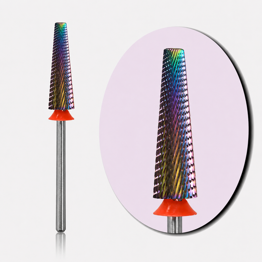 FINE - 7.0mm SUPER LONG 5 IN 1 CROSS CUTT DRILL BIT- RAINBOW
