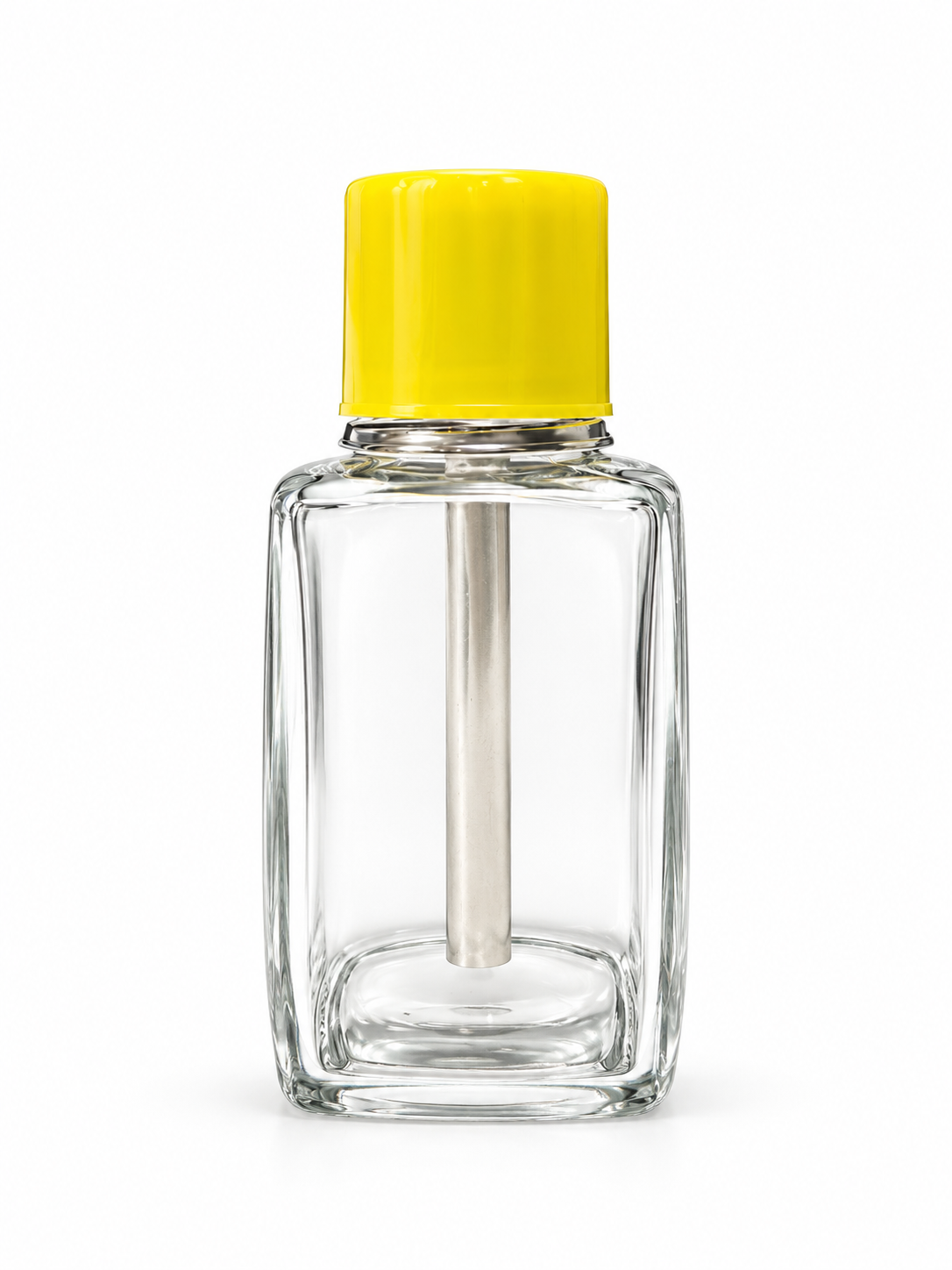 Glass Pump Dispenser Empty Square - 150ml
