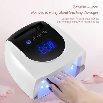 96W Cordless  LED Nail Lamp - White