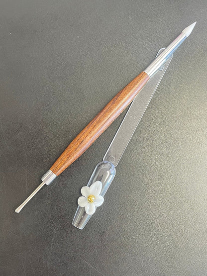 Duo end silicone 3D Brush Nail tool