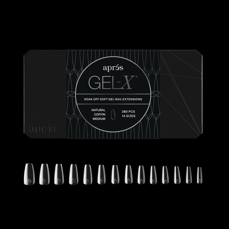 Apres | Gel-X® Natural Coffin Box of Tips - Mini (280pcs)