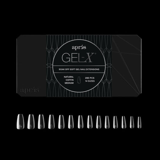 Apres | Gel-X® Natural Coffin Box of Tips - Mini (280pcs)