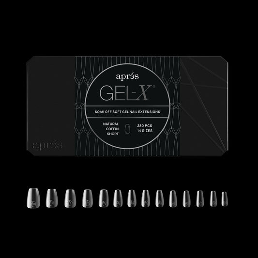 Apres | Gel-X® Natural Coffin Box of Tips - Mini (280pcs)