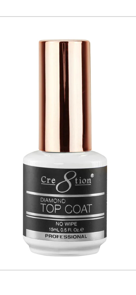 Cre8tion Diamond Soak Off Gel No Wipe Top Coat 15ml