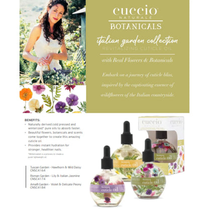 CUCCIO REVITALIZING CUTICLE OIL WITH REAL FLOWERS 63ML