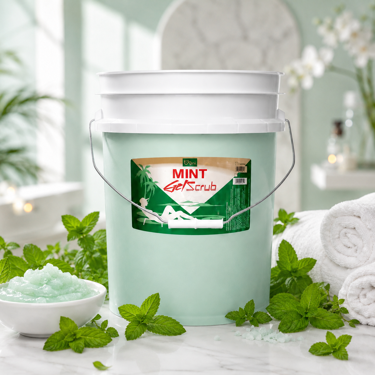 Be Beauty | Gel Scrub - MINT - 5 Gallon