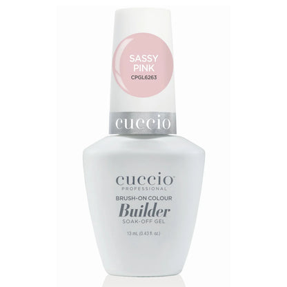 CUCCIO - Colour Builder Gel LED/UV - SASSY PINK - 0.43 OZ (13ML)