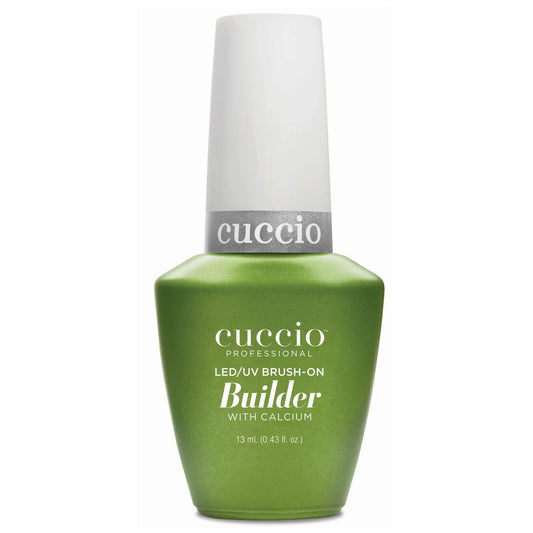 CUCCIO Brush-on Builder Gel with Calcium LED/UV  - CLEAR 0.43oz (13mL)