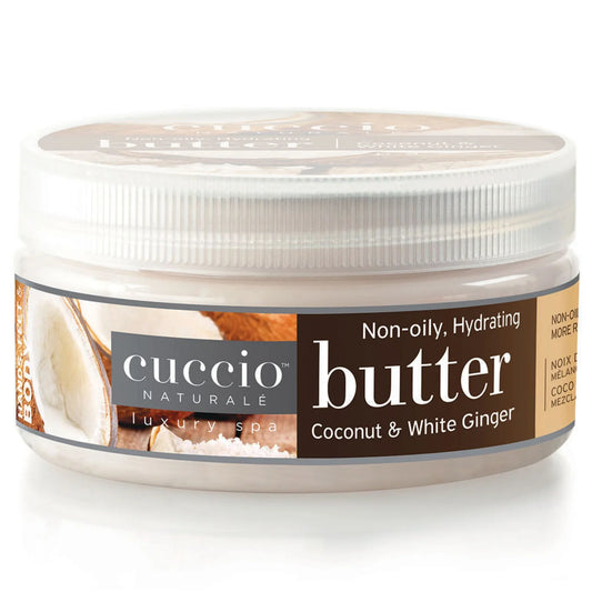 Cuccio Naturale Body Butter – Coconut & White Ginger Butter 8OZ