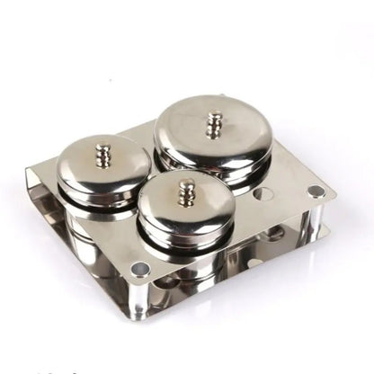 Acrylic Powder & Liquid Holder with Lid ( 3pcs / set )