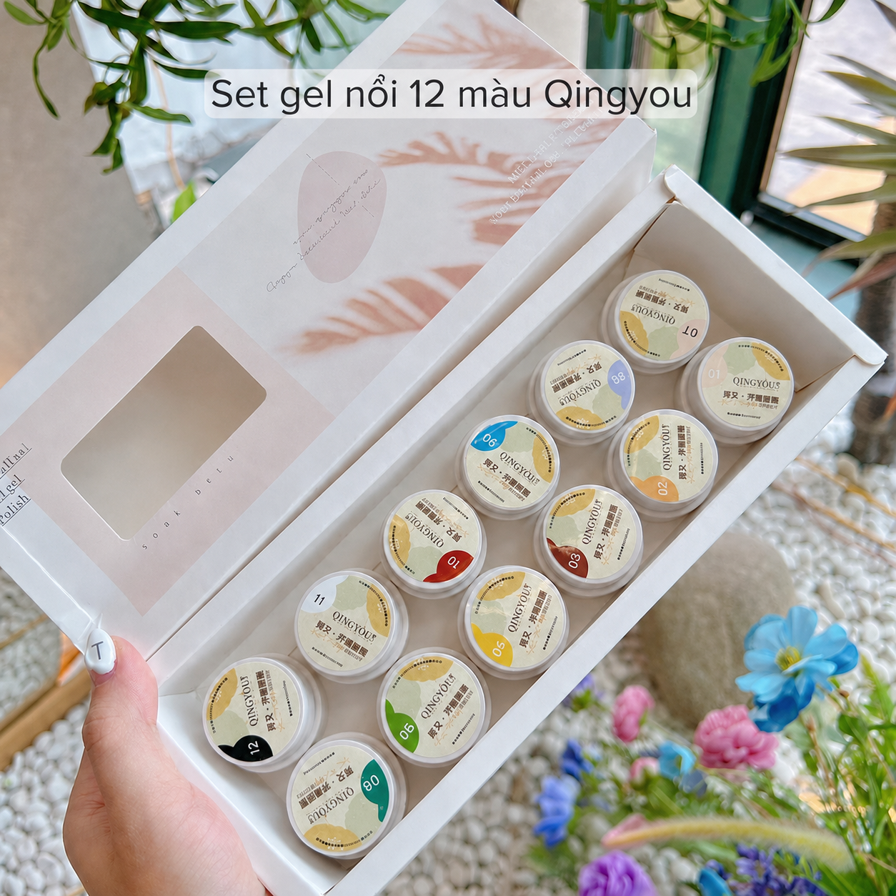 Qingyou 3D Nail Art Gel ( 12colors/set )