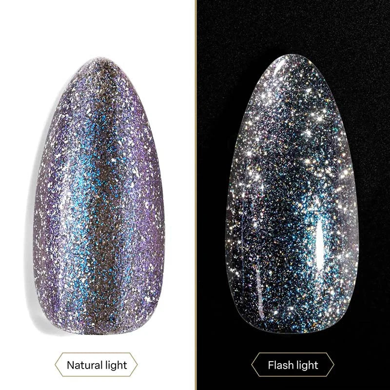 APRES | Astral Gel (HEMA-Free & TPO-Free) -CE07 (10ml) Dark Night - Shimmery Cat Eyes