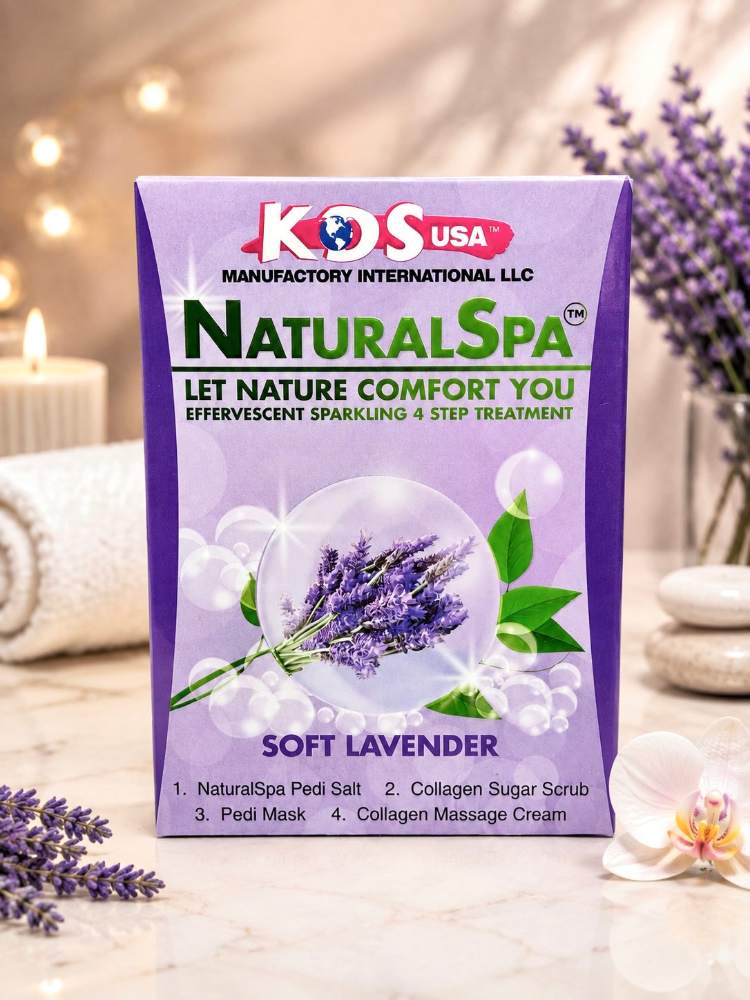 KDS Deluxe Pedi Spa 4 in 1 - Soft Lavender
