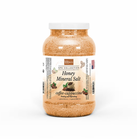 Be Beauty | Honey Mineral Salt - COFFE CAPPUCCINO - 1 Gallon
